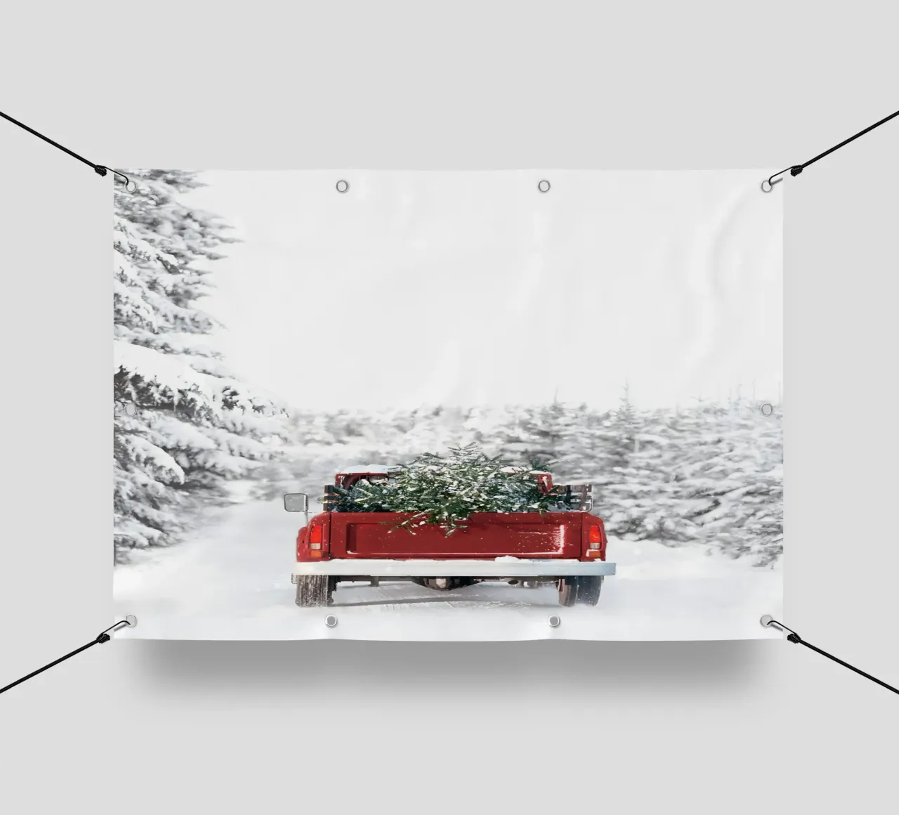 Tornare a casa per Natale telo in pvc da Reece Scott