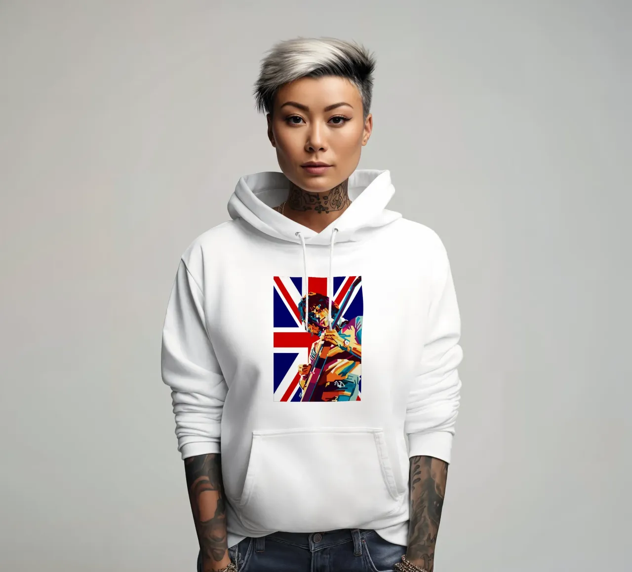 Jeff B Style WPAP Hoodie von SW Artwork