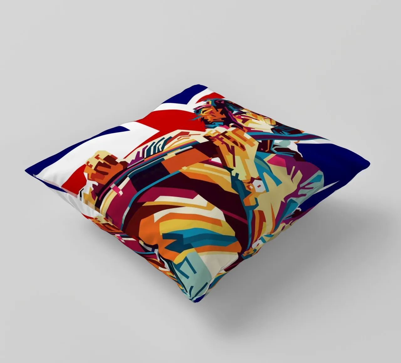 Jeff B Style WPAP Kissen von SW Artwork