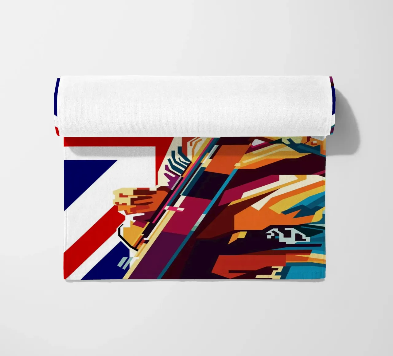 Jeff B Style WPAP Strandtuch von SW Artwork