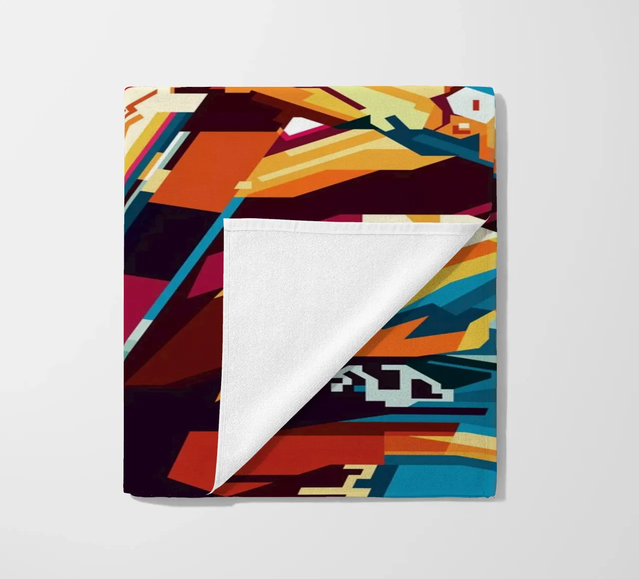 Jeff B Style WPAP strandhanddoek van SW Artwork