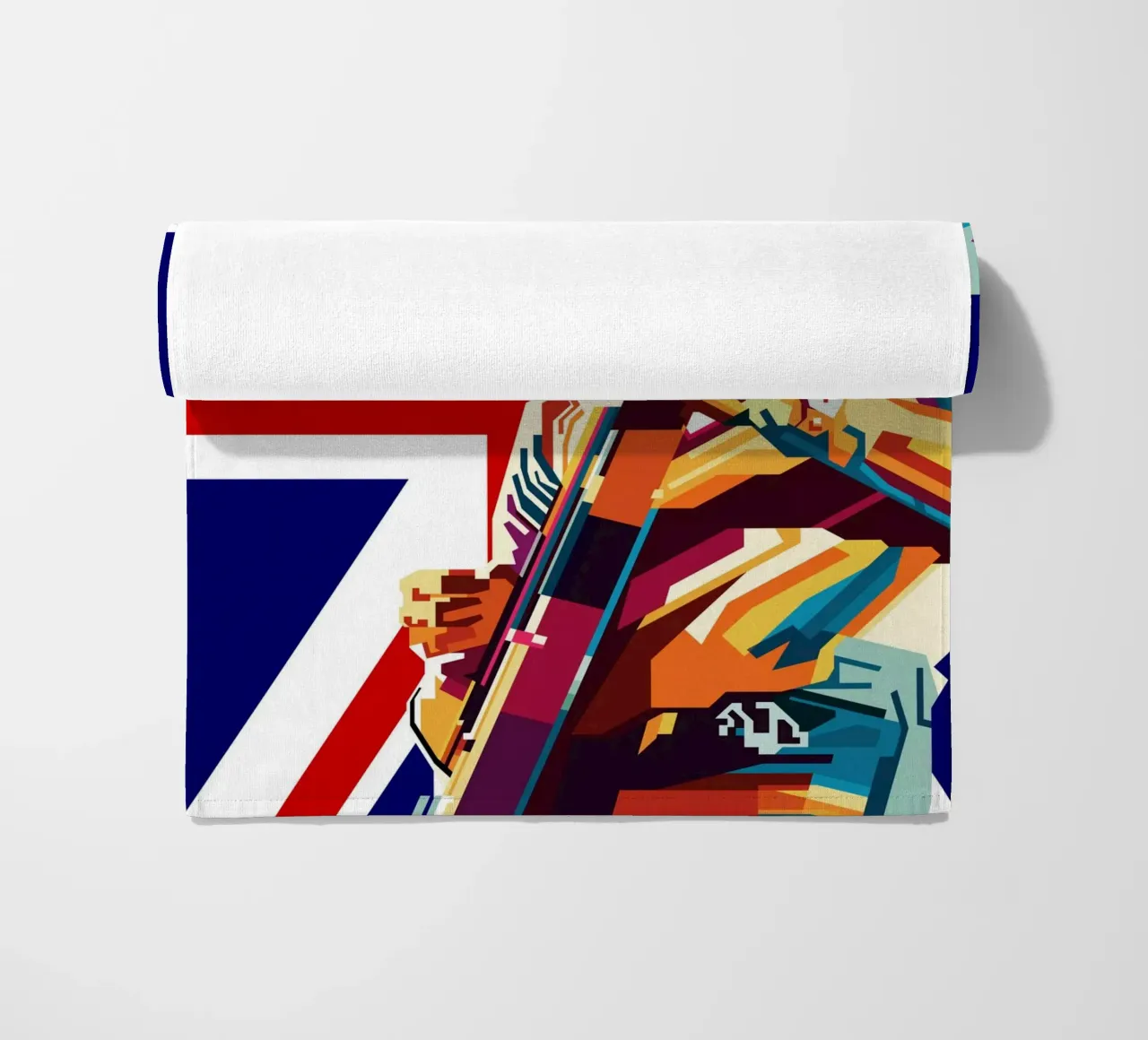Jeff B Style WPAP Strandtuch von SW Artwork