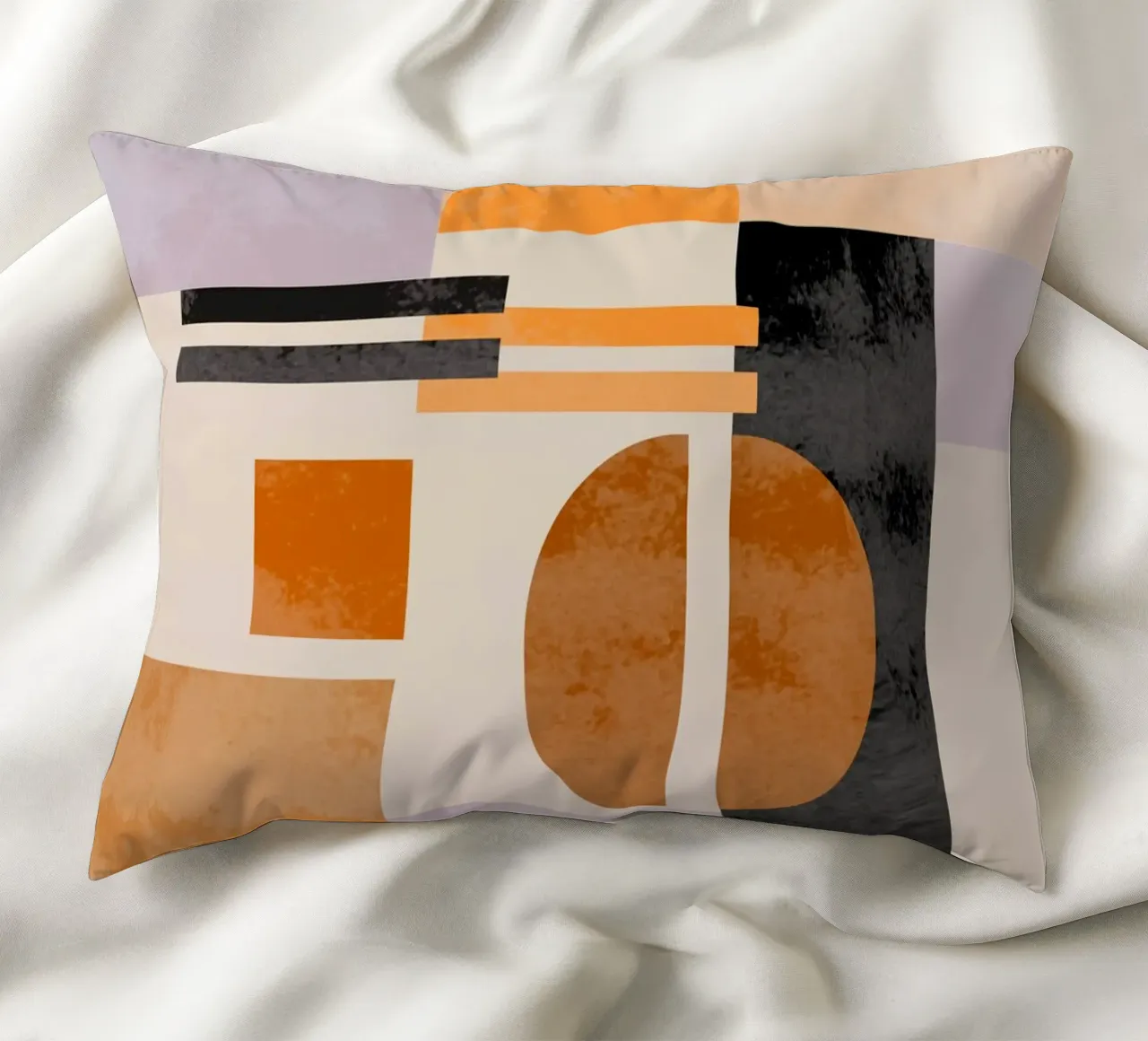 Abstract in Earth Tones cuscino da MirimoART