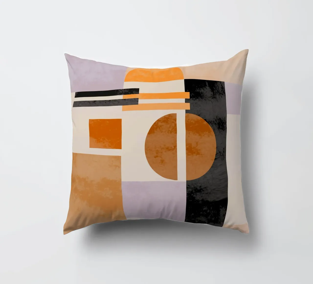 Abstract in Earth Tones cuscino da MirimoART
