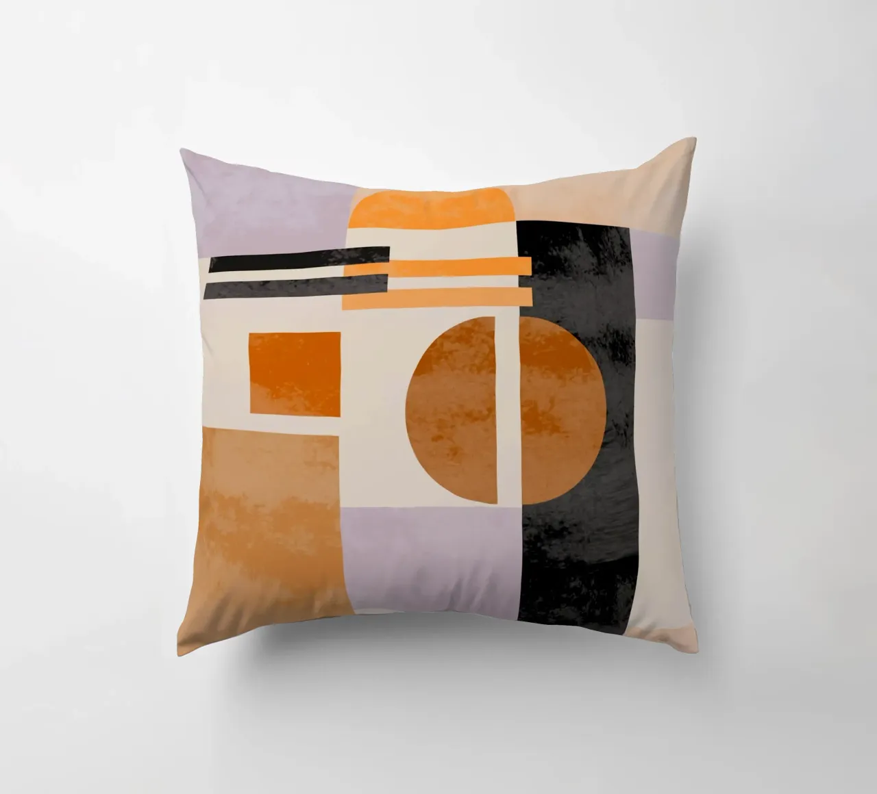 Abstract in Earth Tones cuscino da MirimoART