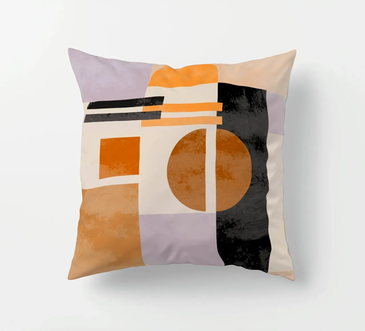 Abstract in Earth Tones cuscino da MirimoART