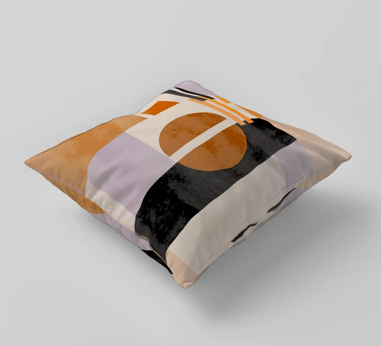 Abstract in Earth Tones cuscino da MirimoART