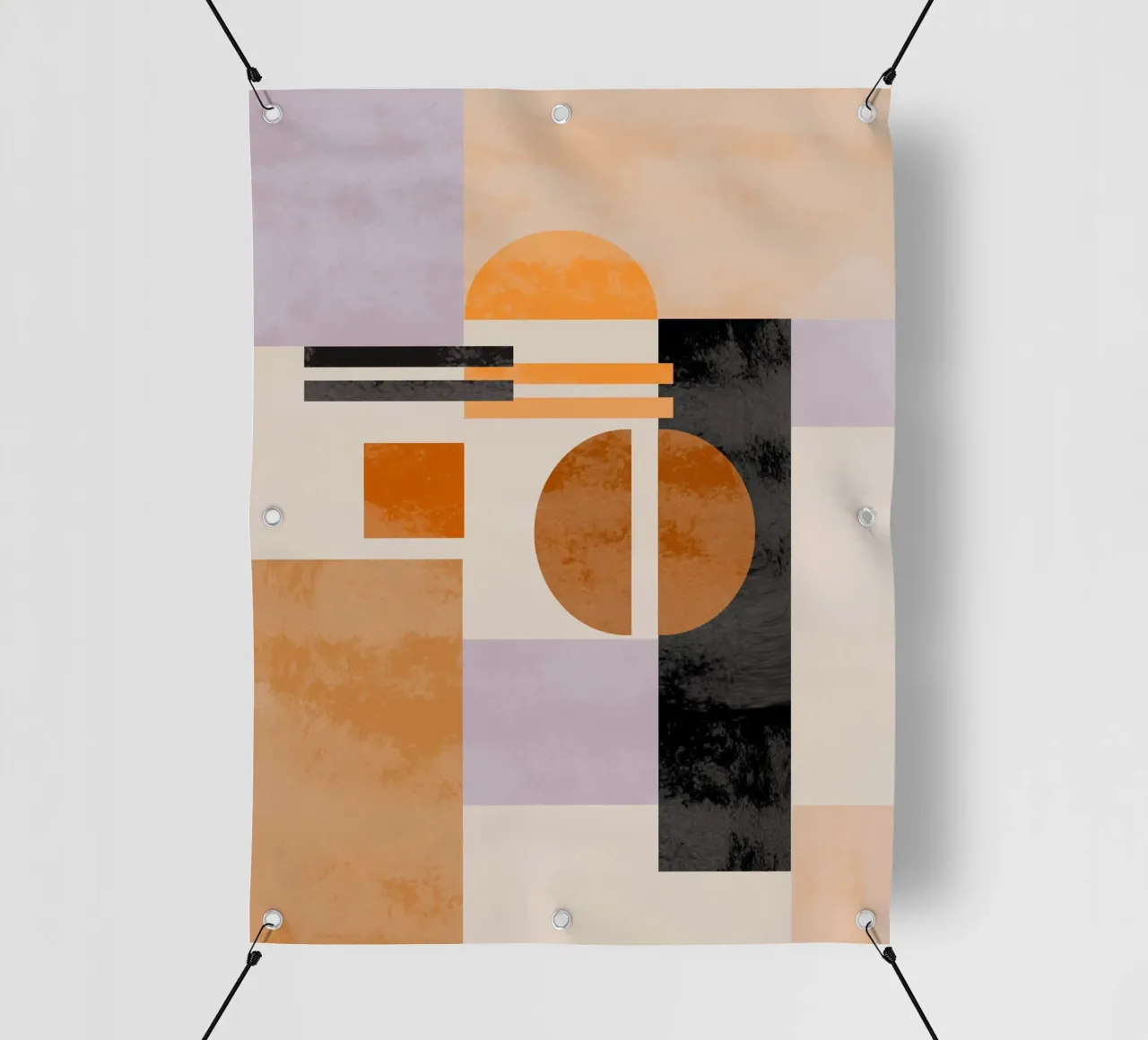 Abstract in Earth Tones telo in pvc da MirimoART