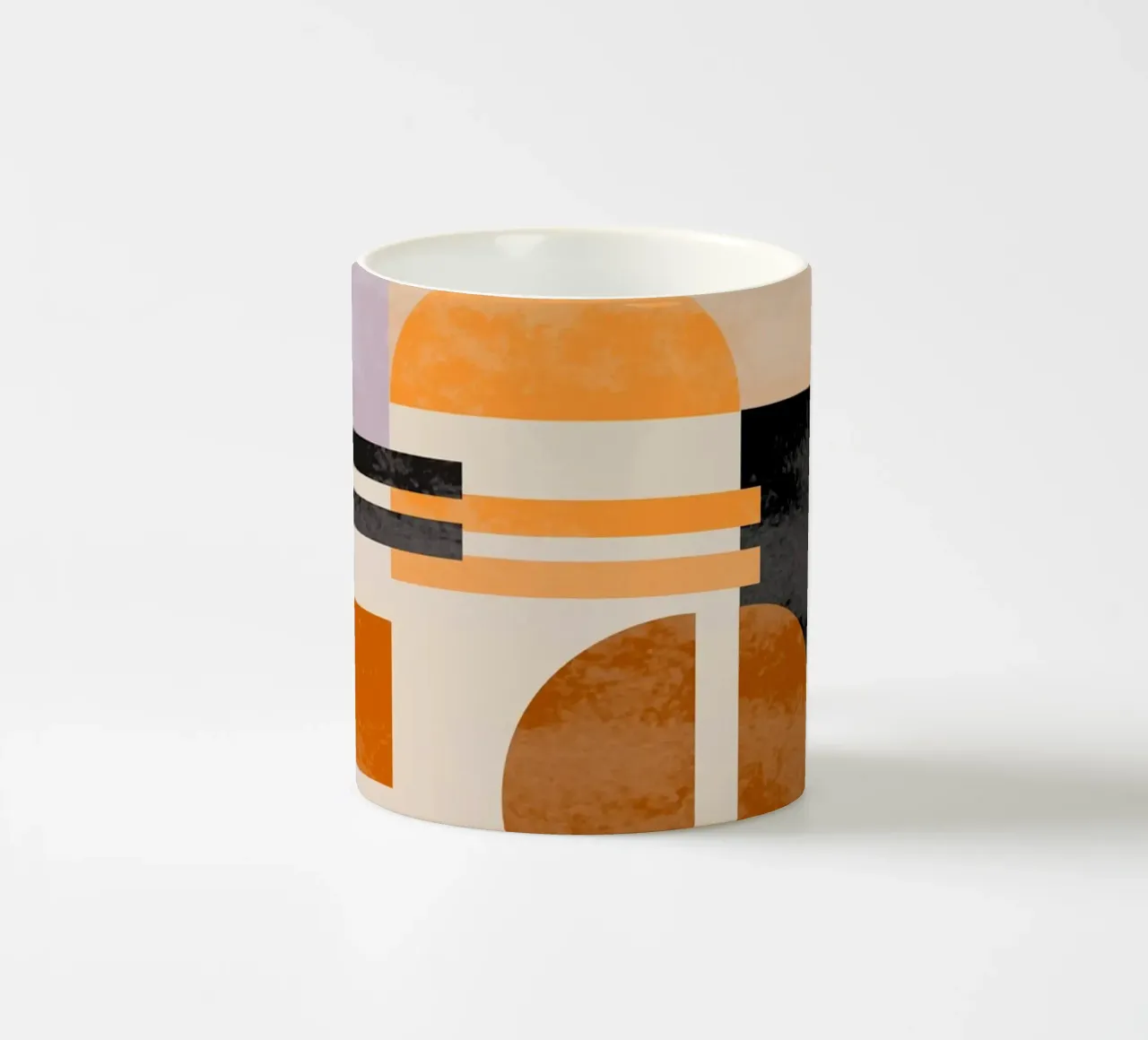 Abstract in Earth Tones tazza in ceramica da MirimoART