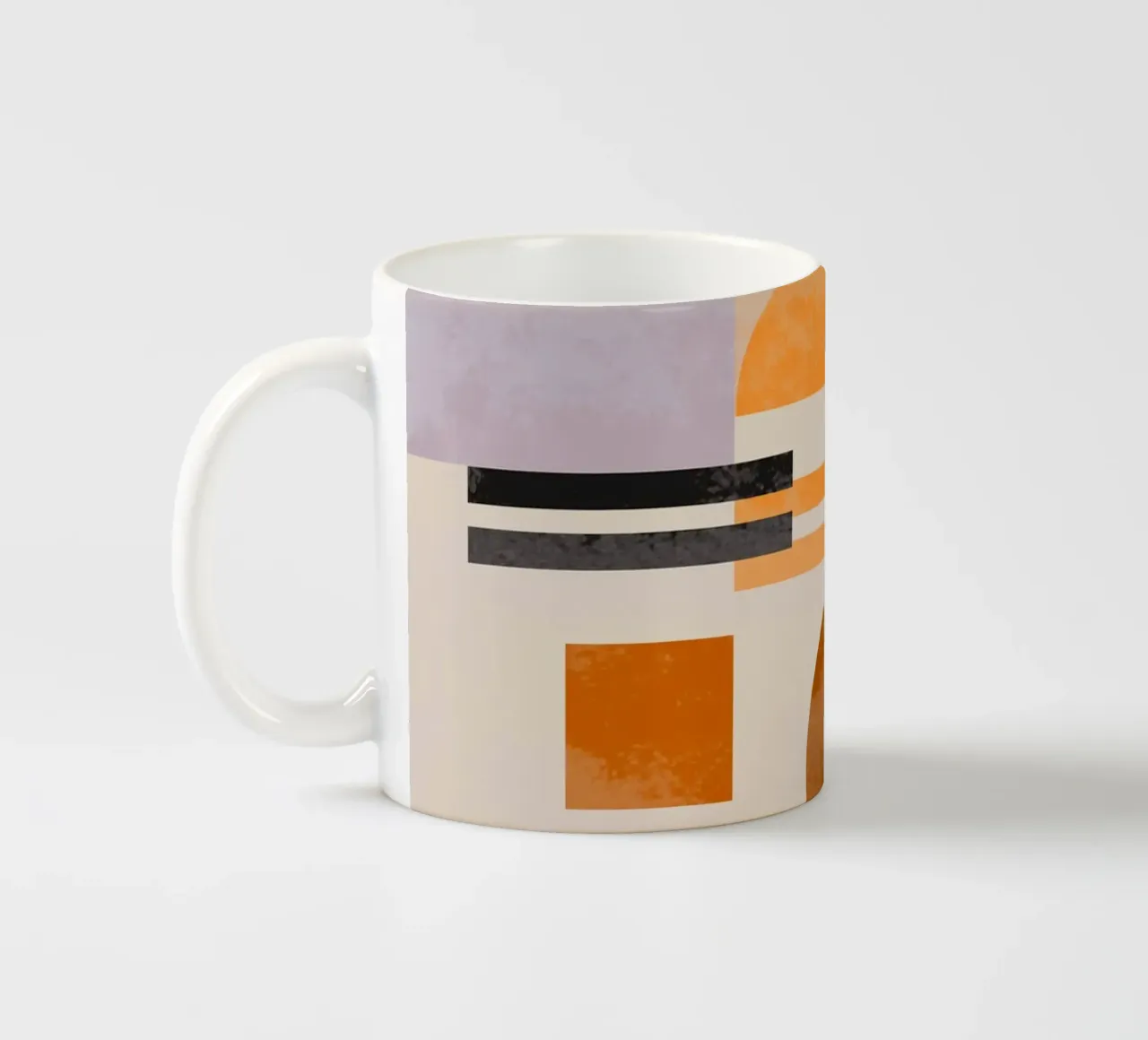 Abstract in Earth Tones tazza in ceramica da MirimoART