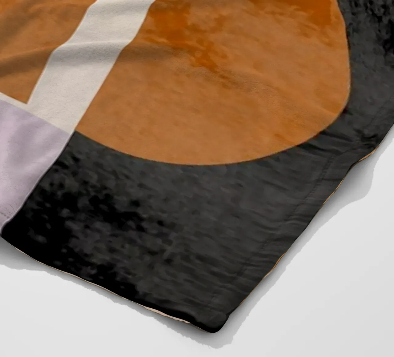 Abstract in Earth Tones coperta in pile da MirimoART