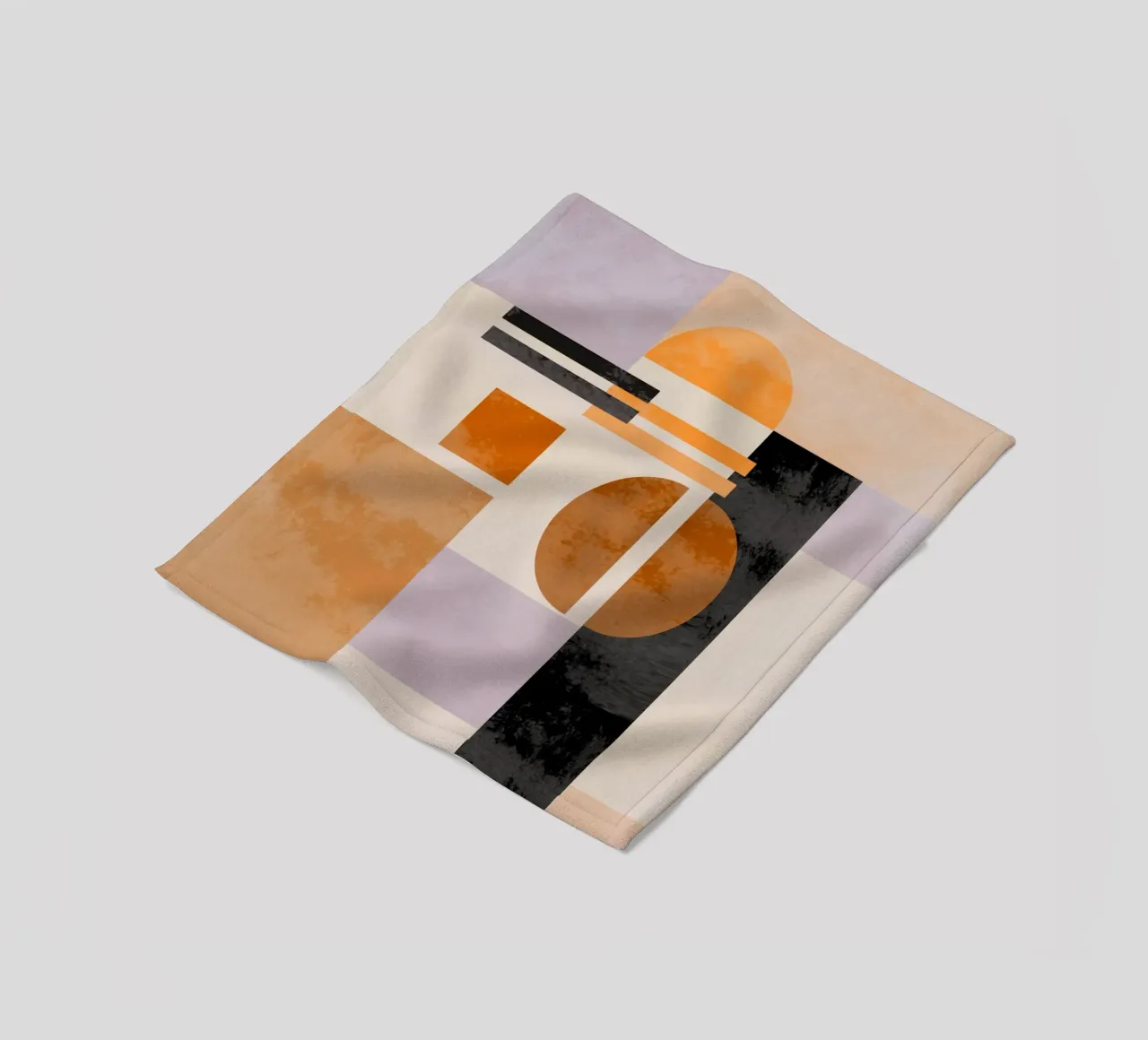 Abstract in Earth Tones coperta in pile da MirimoART
