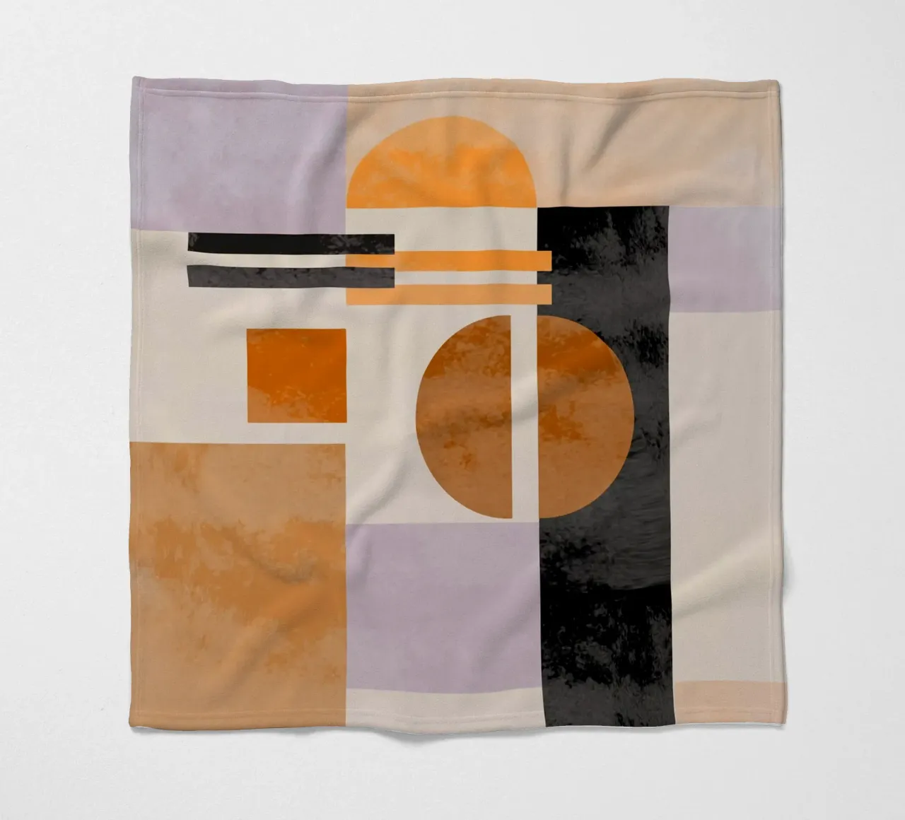 Abstract in Earth Tones coperta in pile da MirimoART