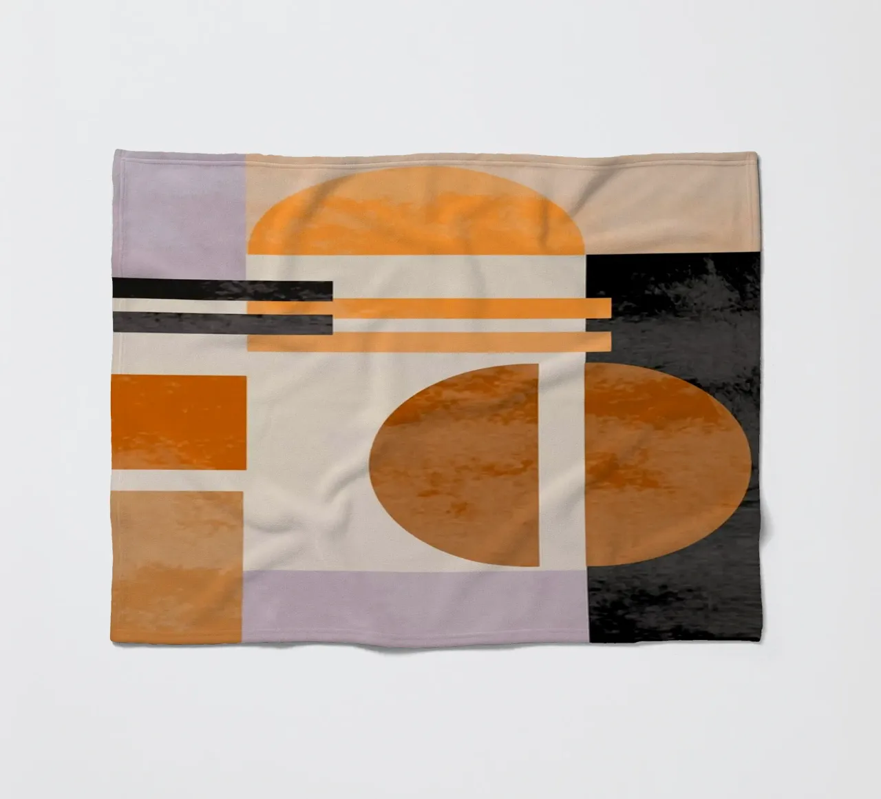 Abstract in Earth Tones coperta in pile da MirimoART