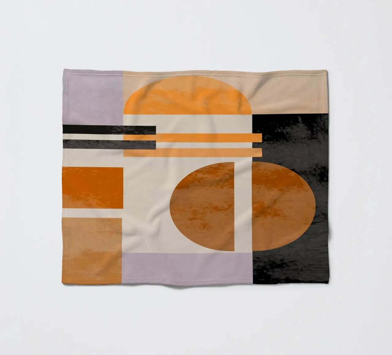 Abstract in Earth Tones coperta in pile da MirimoART