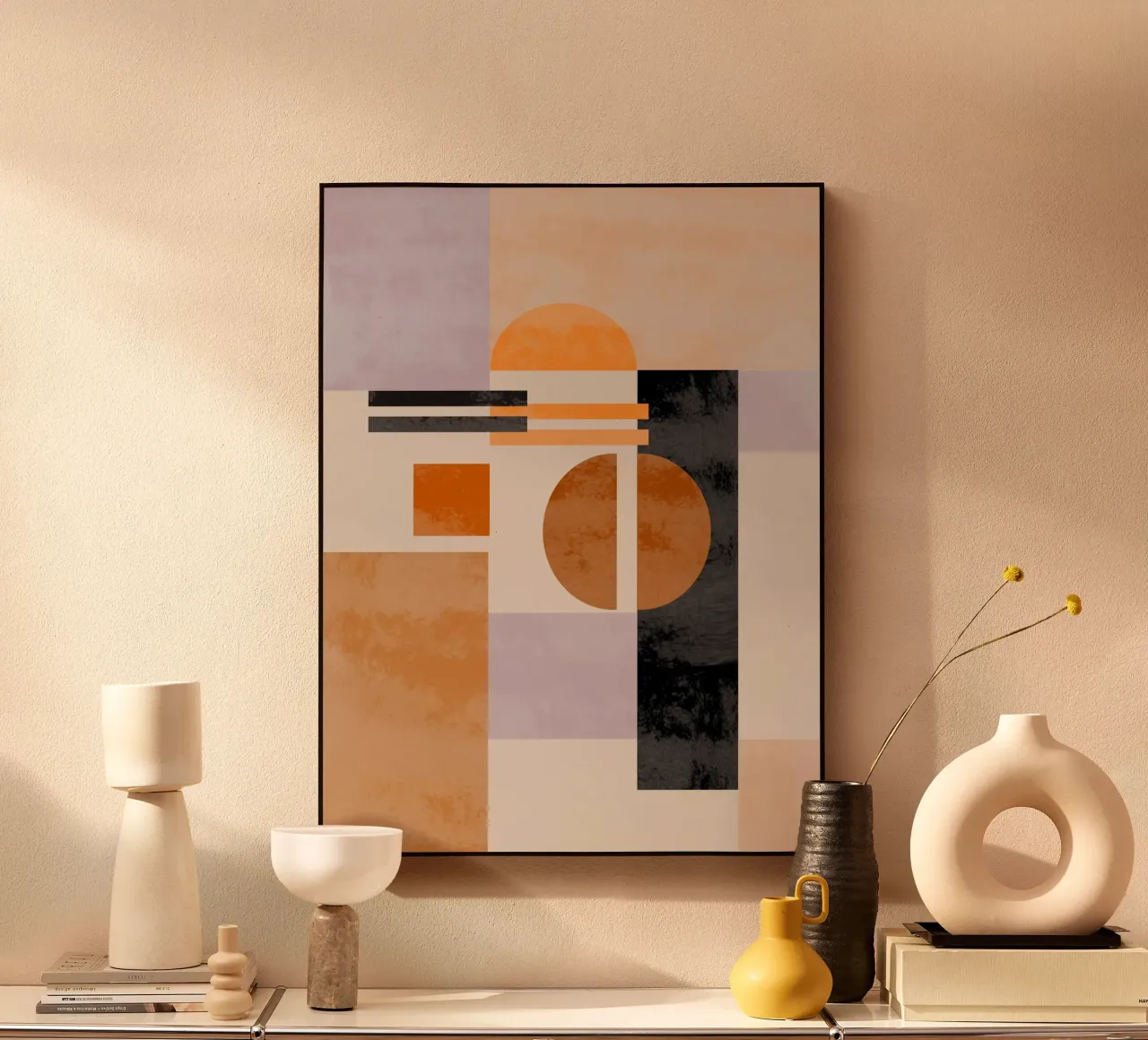 Abstract in Earth Tones plexiglass da MirimoART