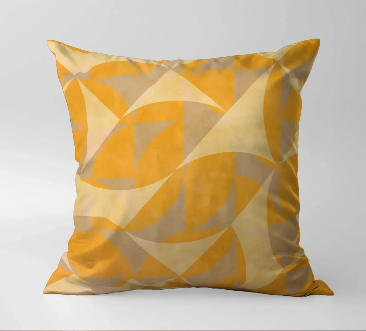 Yellow Abstract cuscino da MirimoART