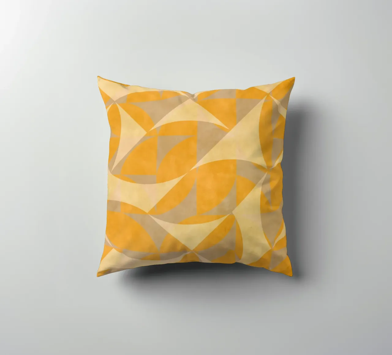 Yellow Abstract cuscino da MirimoART