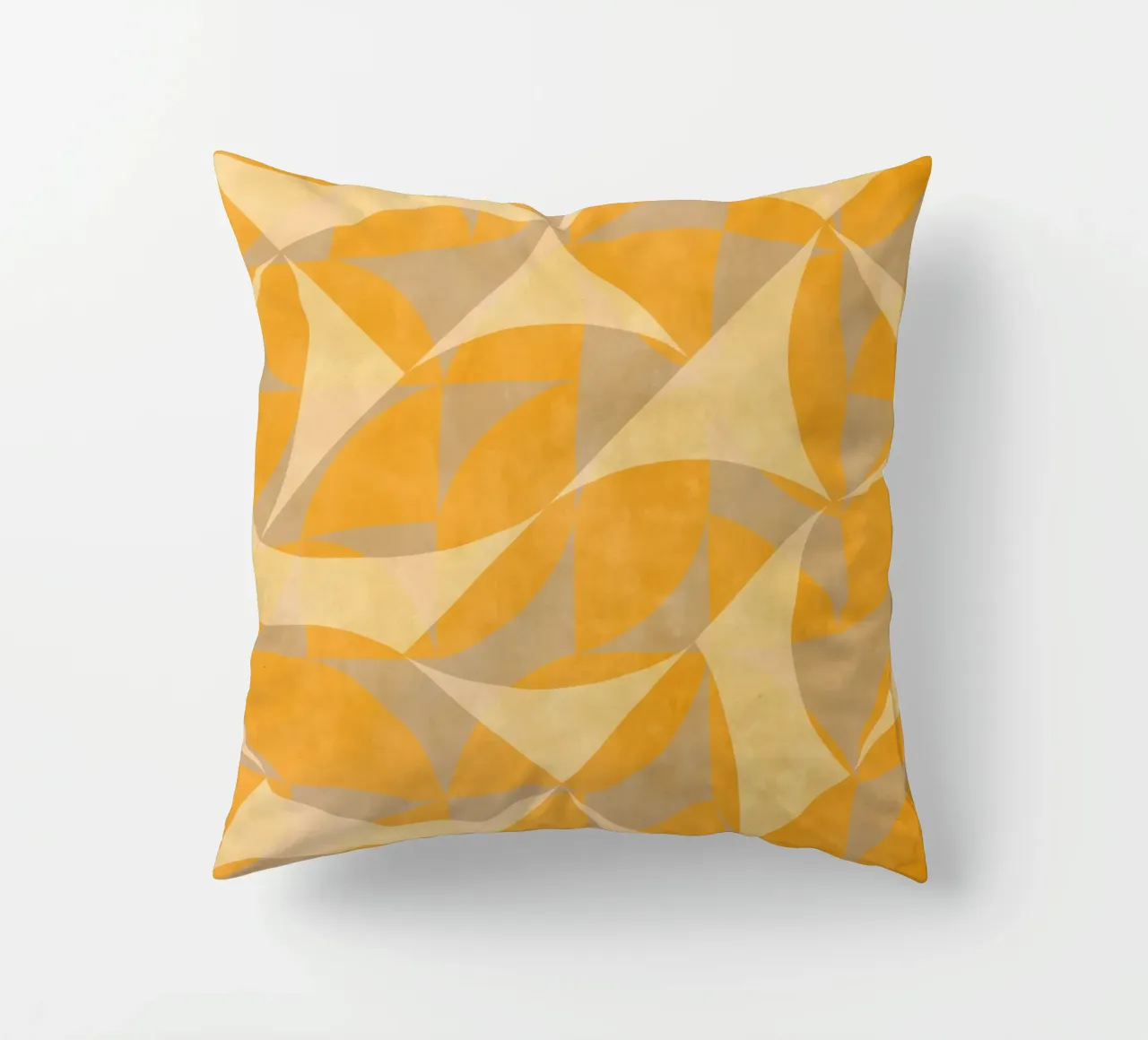 Yellow Abstract cuscino da MirimoART