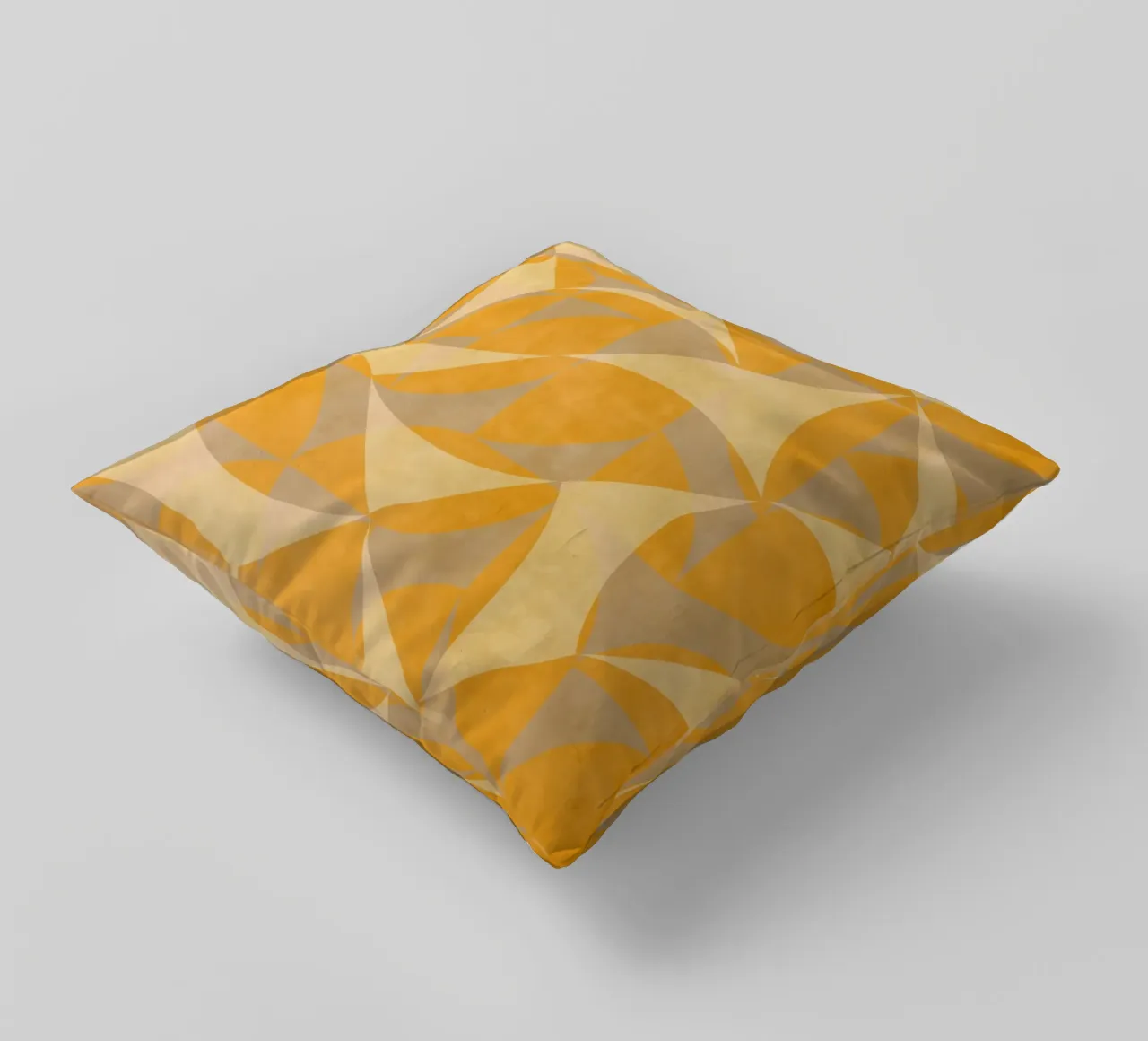 Yellow Abstract cuscino da MirimoART