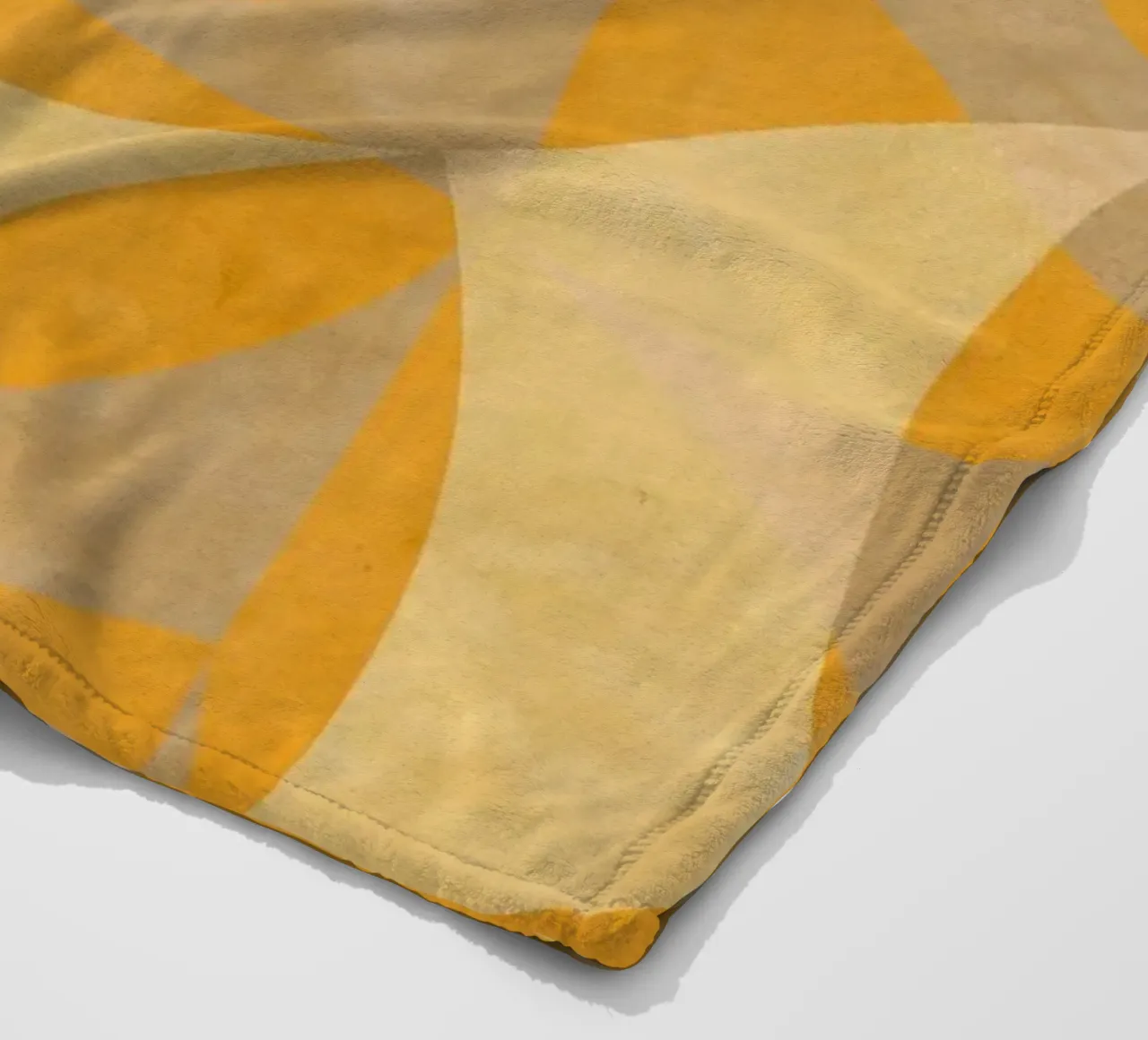 Yellow Abstract coperta in pile da MirimoART