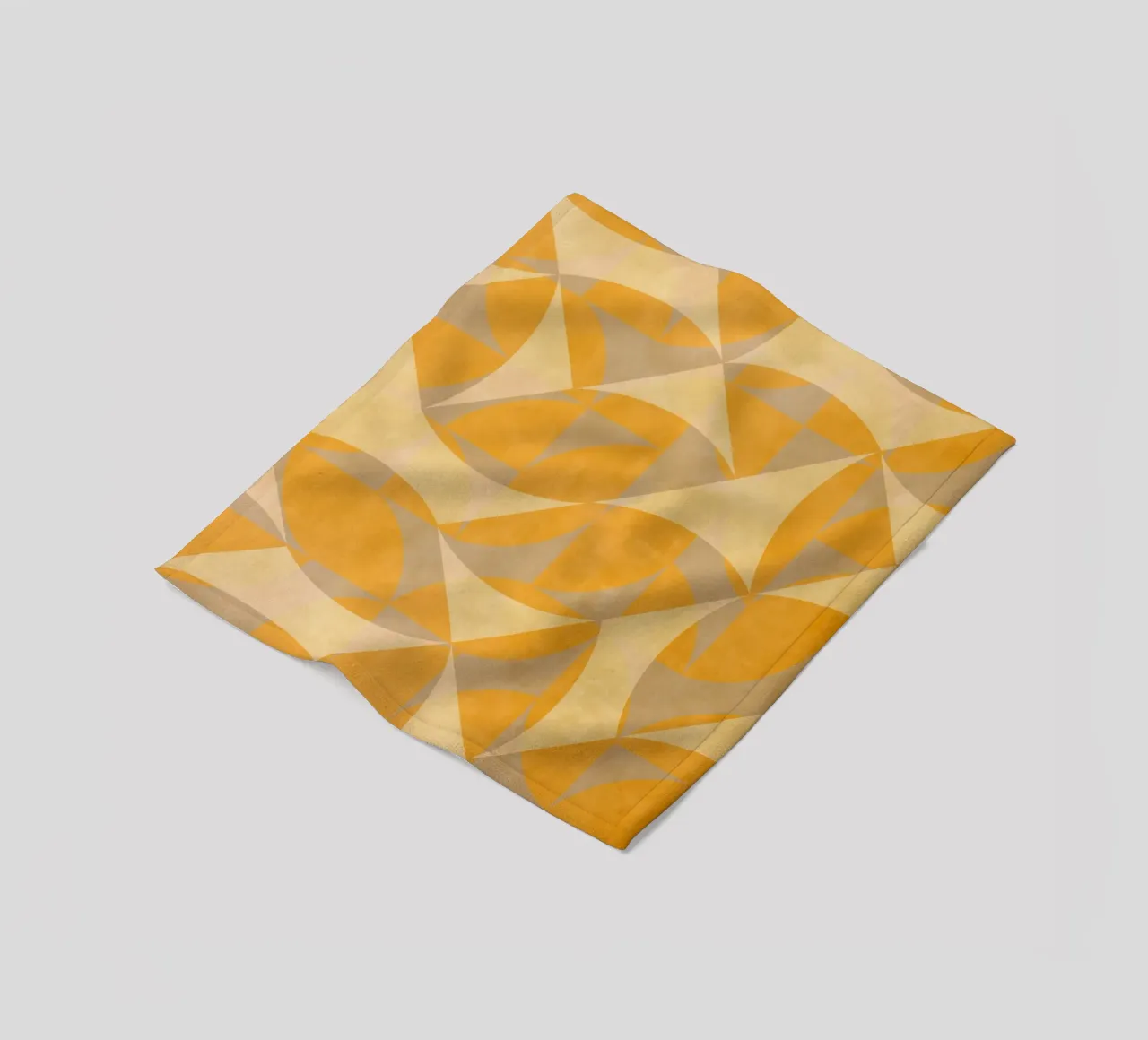 Yellow Abstract coperta in pile da MirimoART