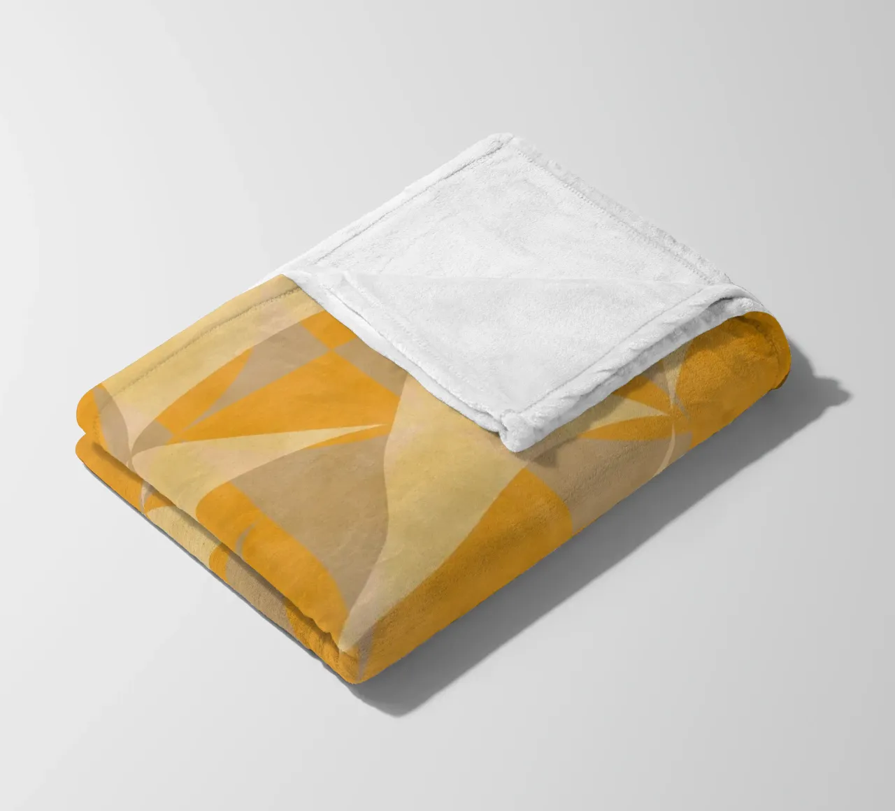 Yellow Abstract coperta in pile da MirimoART