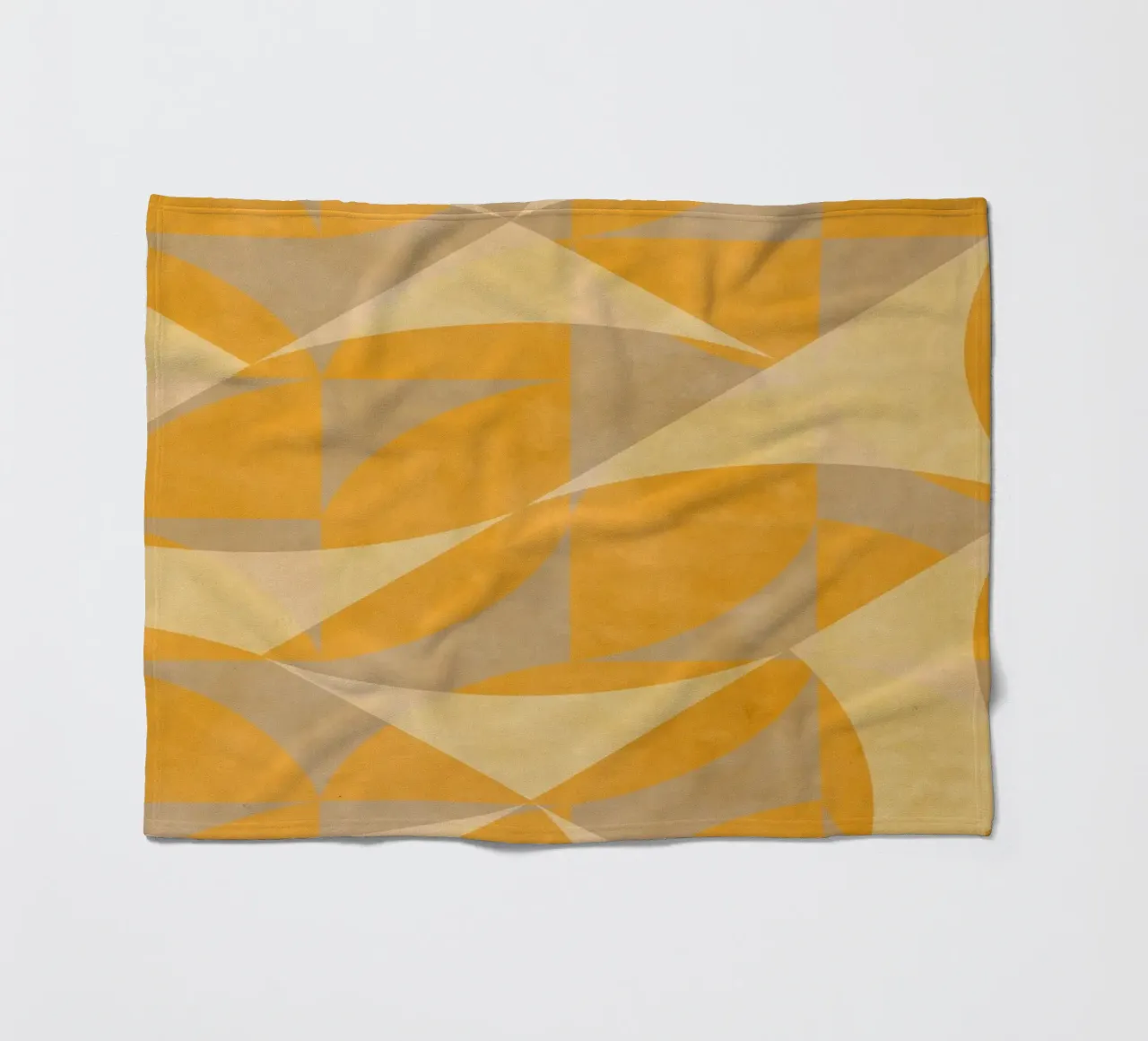 Yellow Abstract coperta in pile da MirimoART