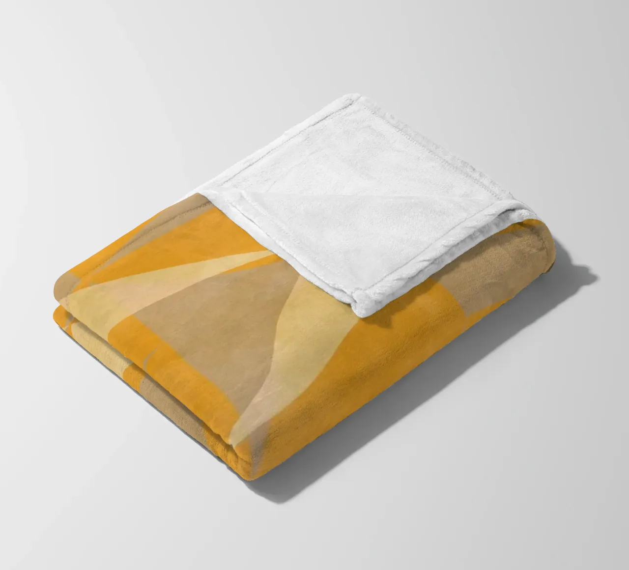 Yellow Abstract coperta in pile da MirimoART