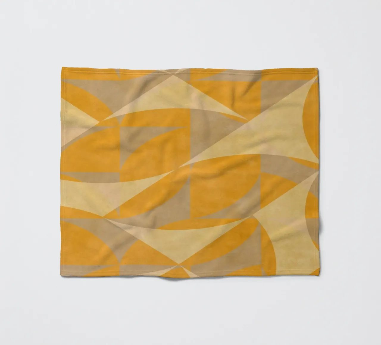 Yellow Abstract coperta in pile da MirimoART