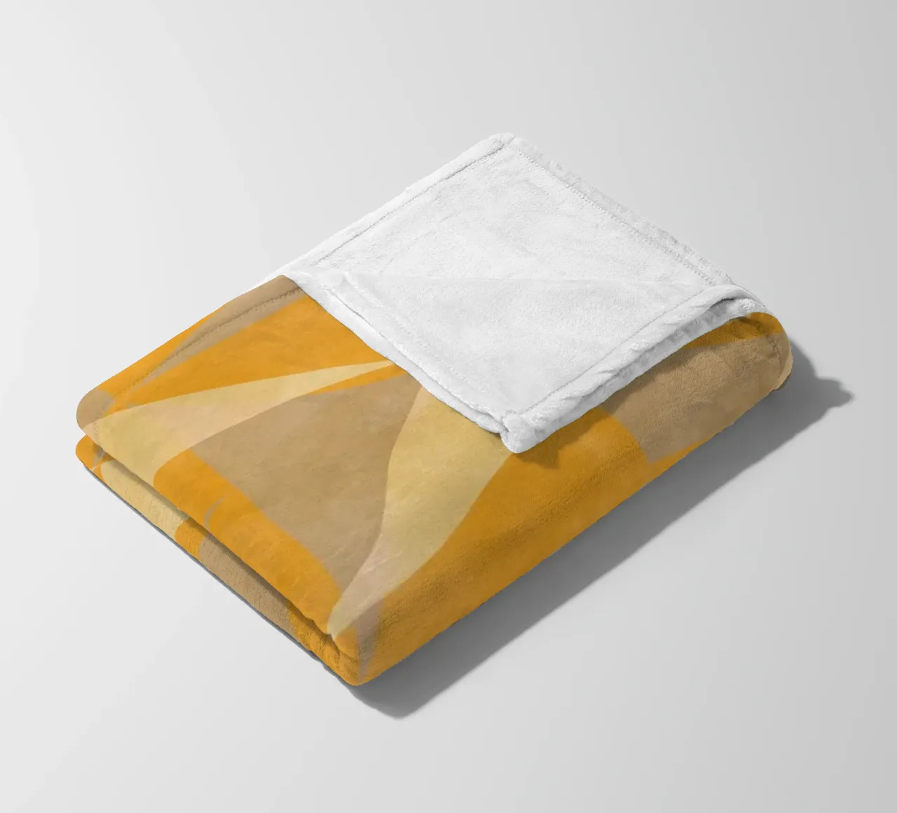 Yellow Abstract coperta in pile da MirimoART