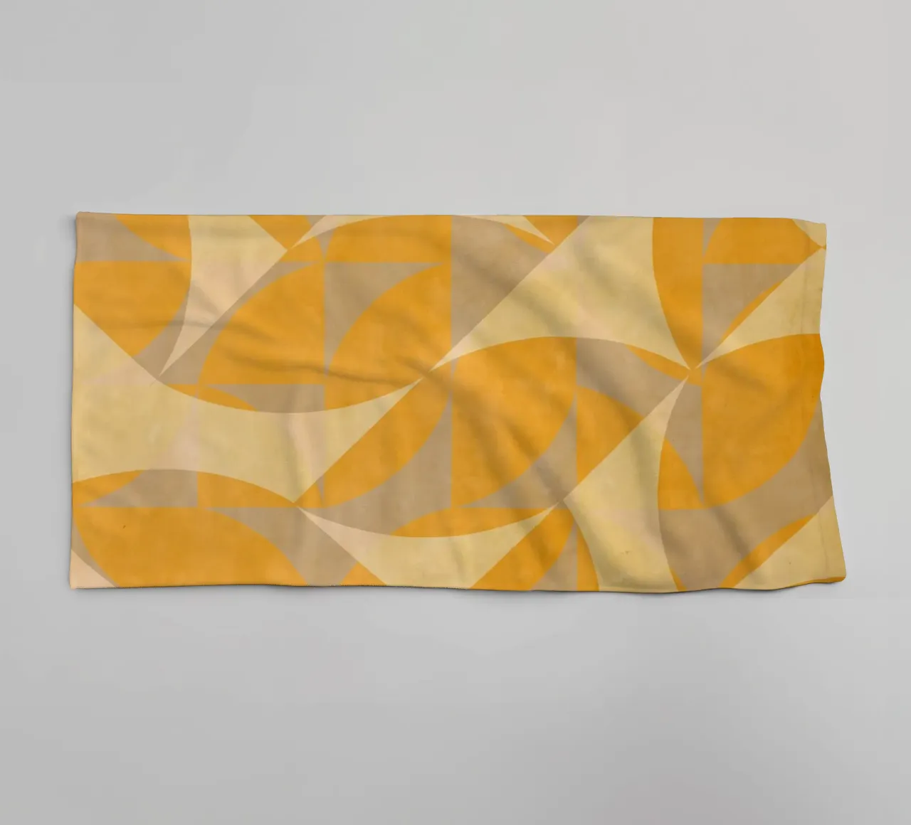 Yellow Abstract asciugamano da bagno da MirimoART