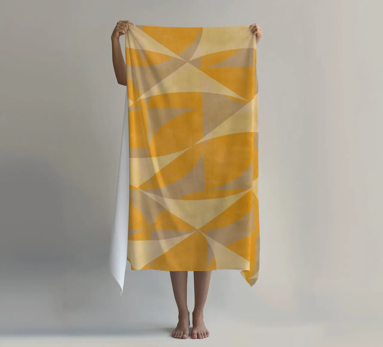 Yellow Abstract telo mare da MirimoART