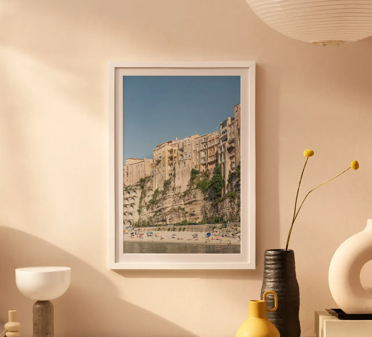 Tropea beach poster da photolovers