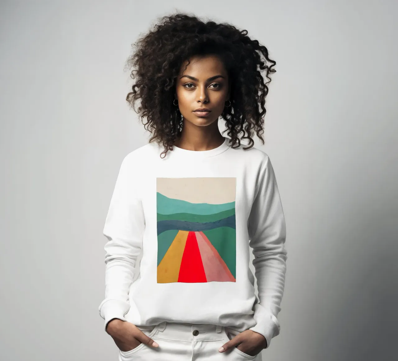 Campi di colore Orizzonte felpa da Kunst und Kontrast