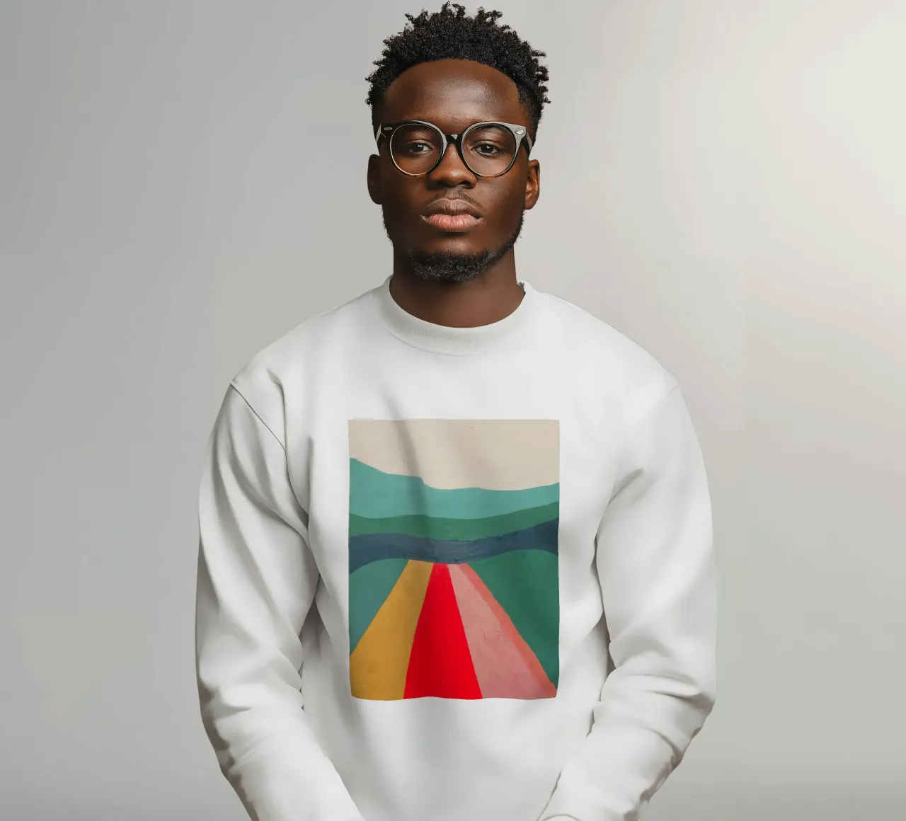 Campi di colore Orizzonte felpa da Kunst und Kontrast