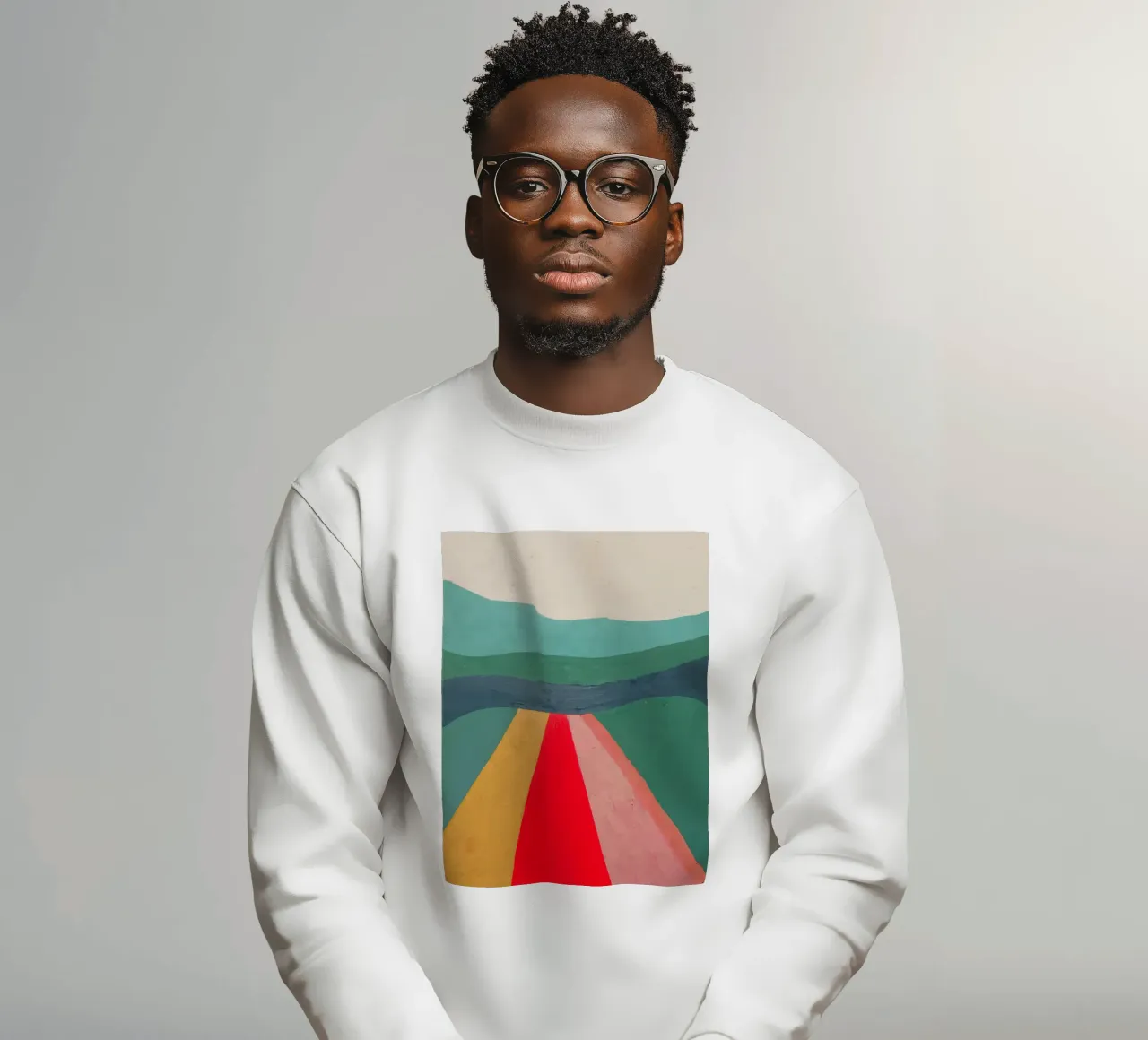 Campi di colore Orizzonte felpa da Kunst und Kontrast