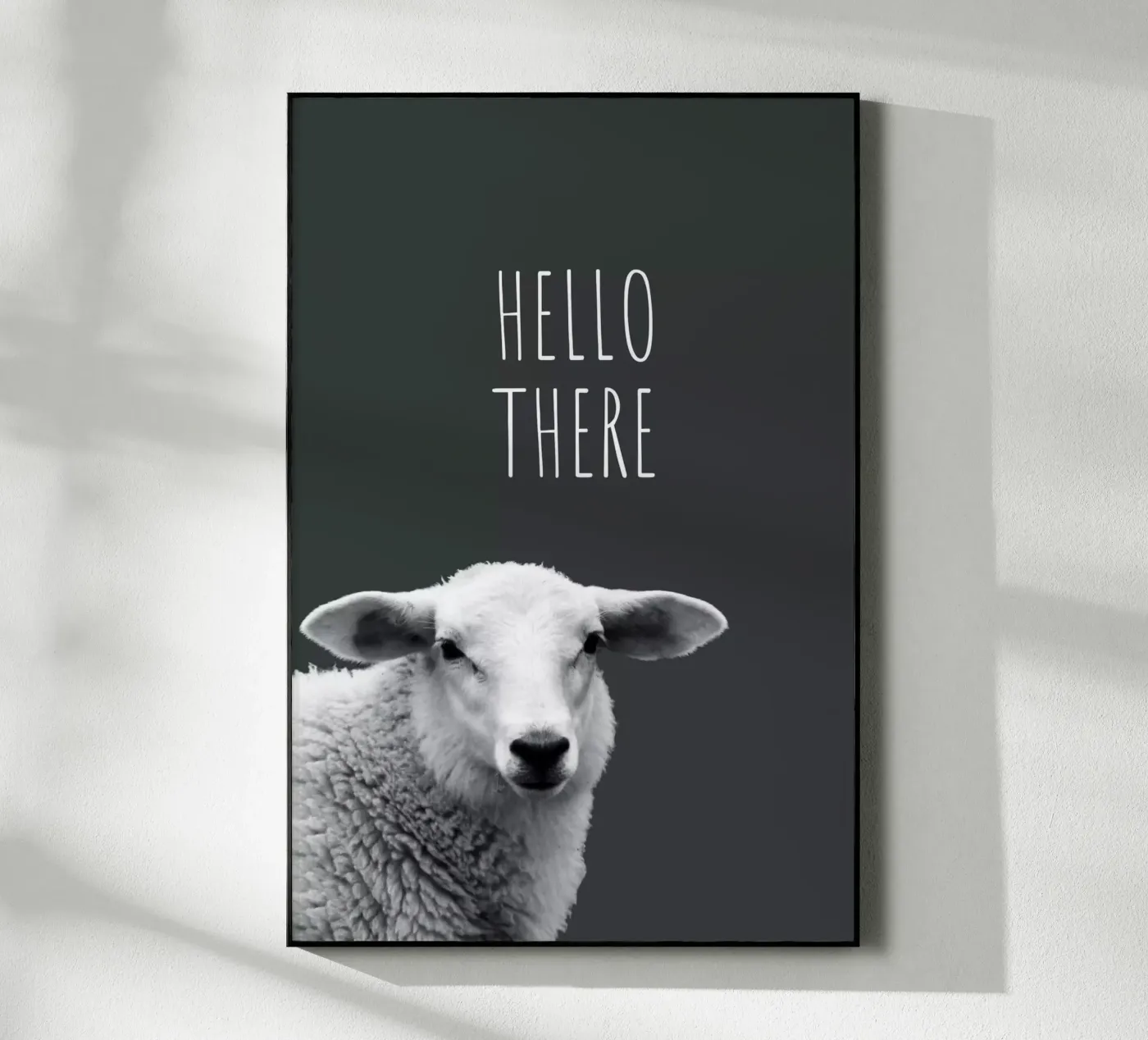 HELLO THERE acryl van Fjöllart