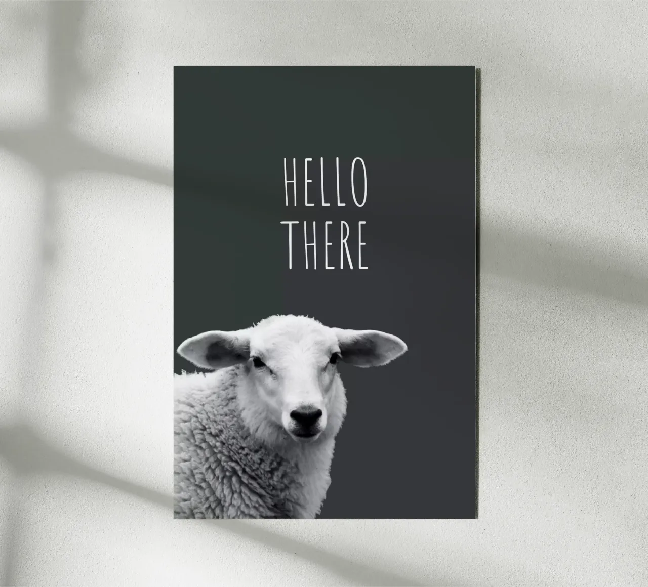 HELLO THERE alluminio dibond da Fjöllart