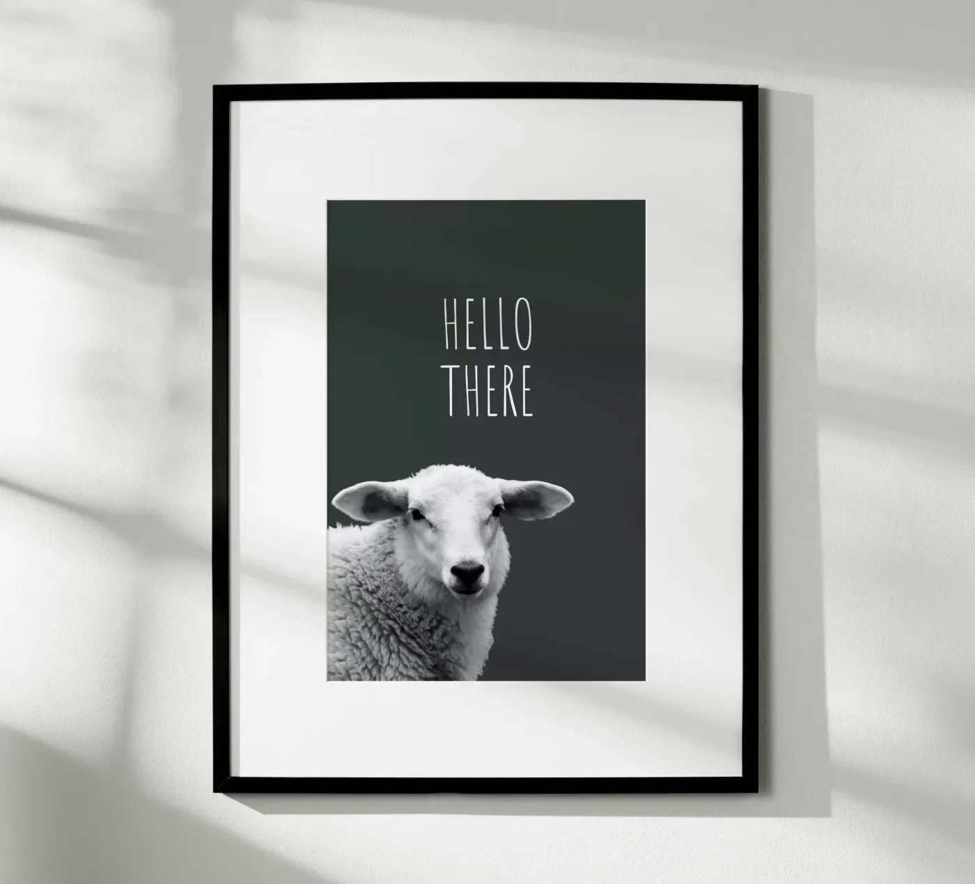 HELLO THERE poster van Fjöllart