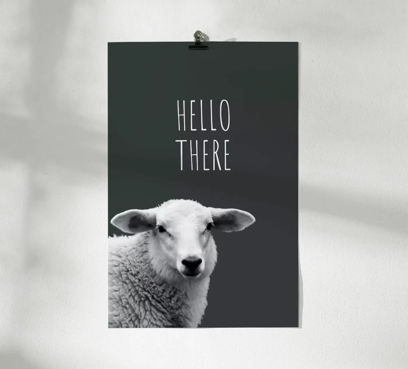 HELLO THERE poster da Fjöllart