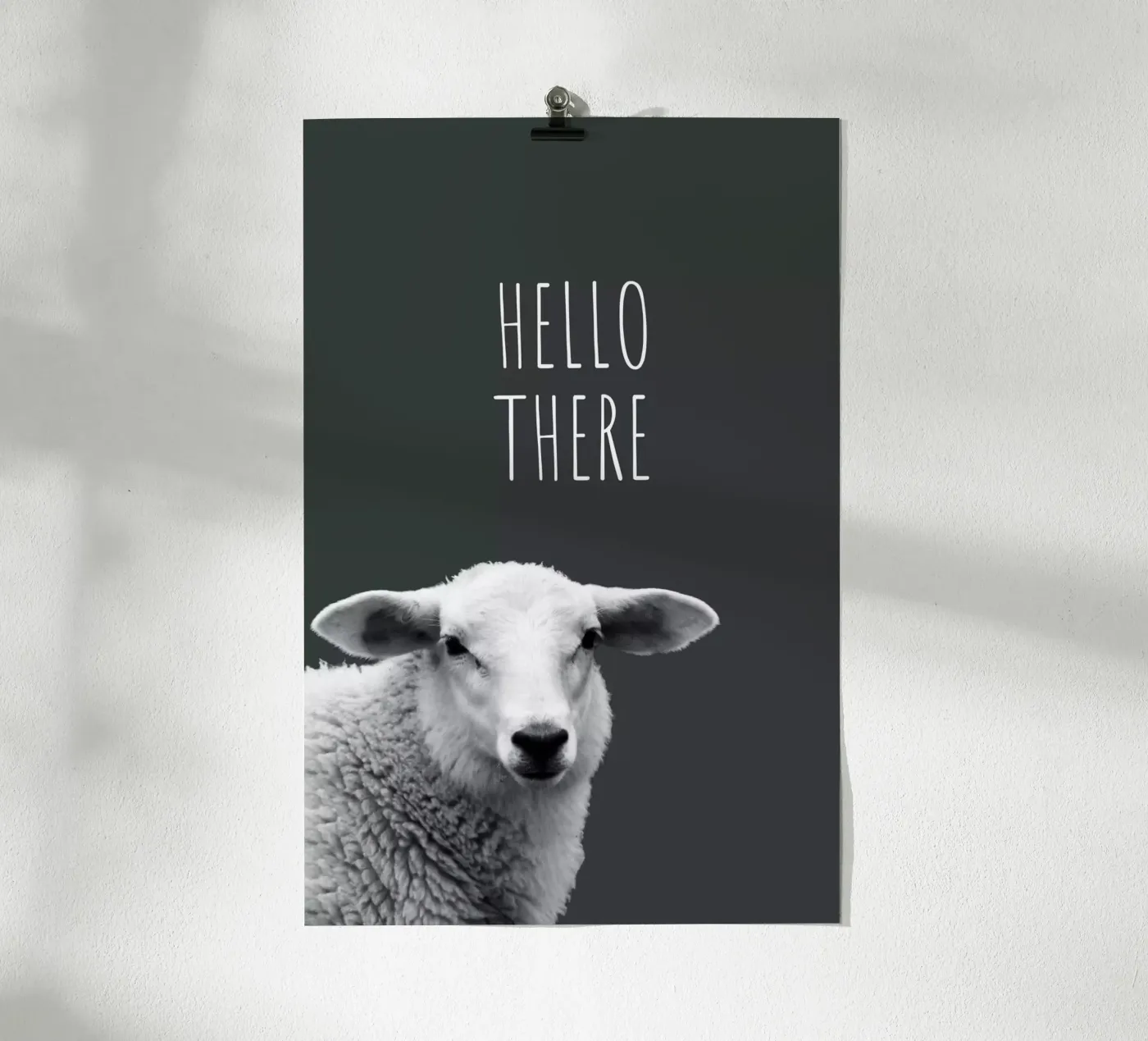 HELLO THERE poster van Fjöllart