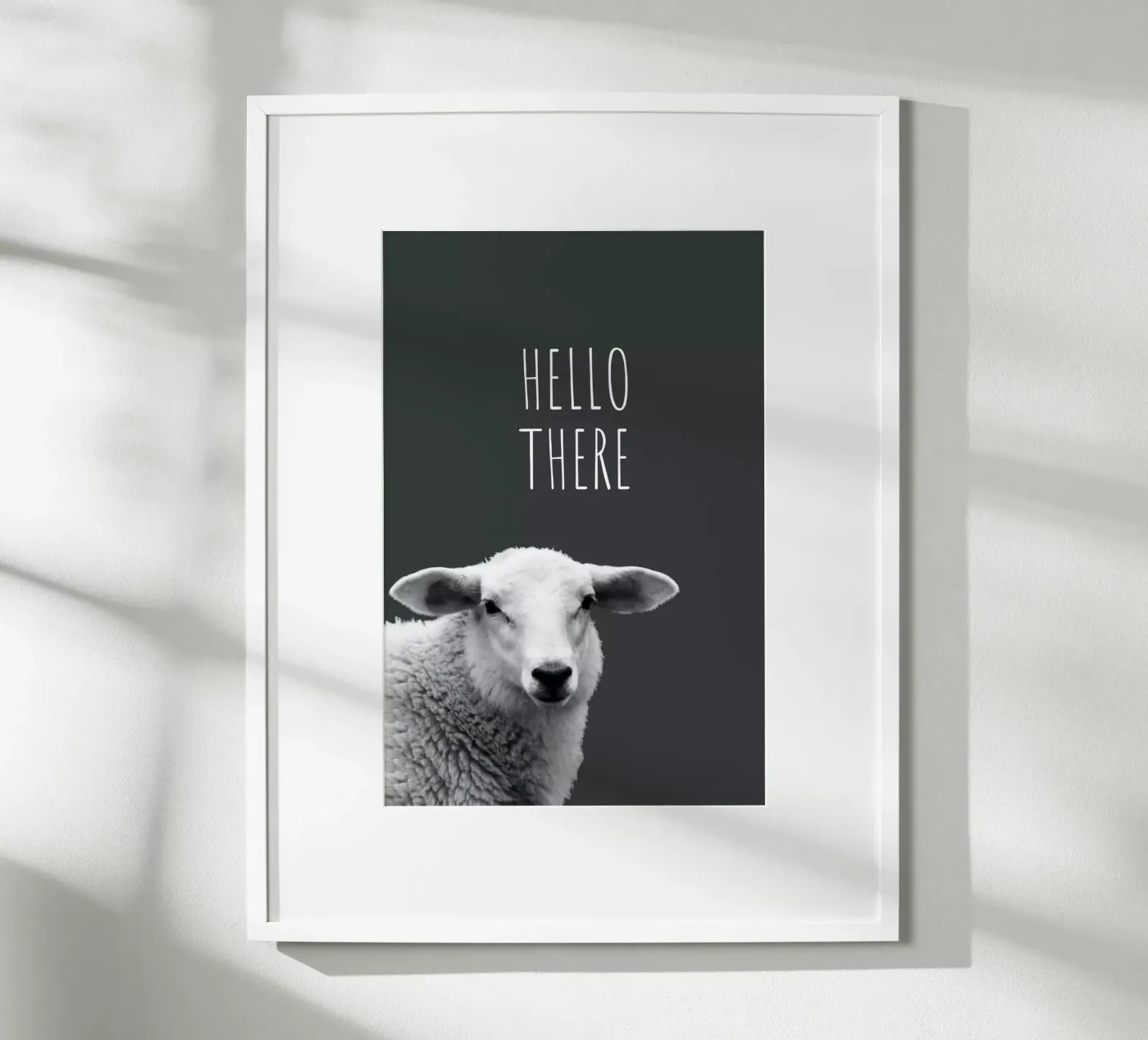 HELLO THERE poster van Fjöllart