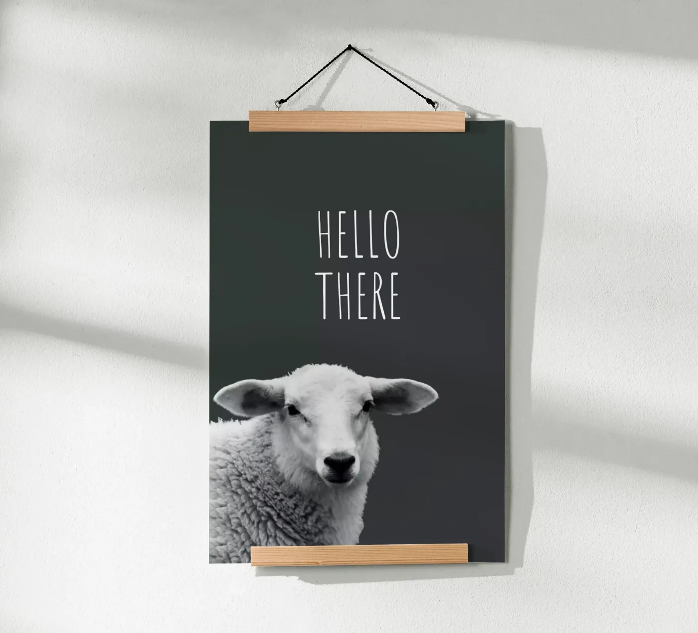 HELLO THERE poster van Fjöllart