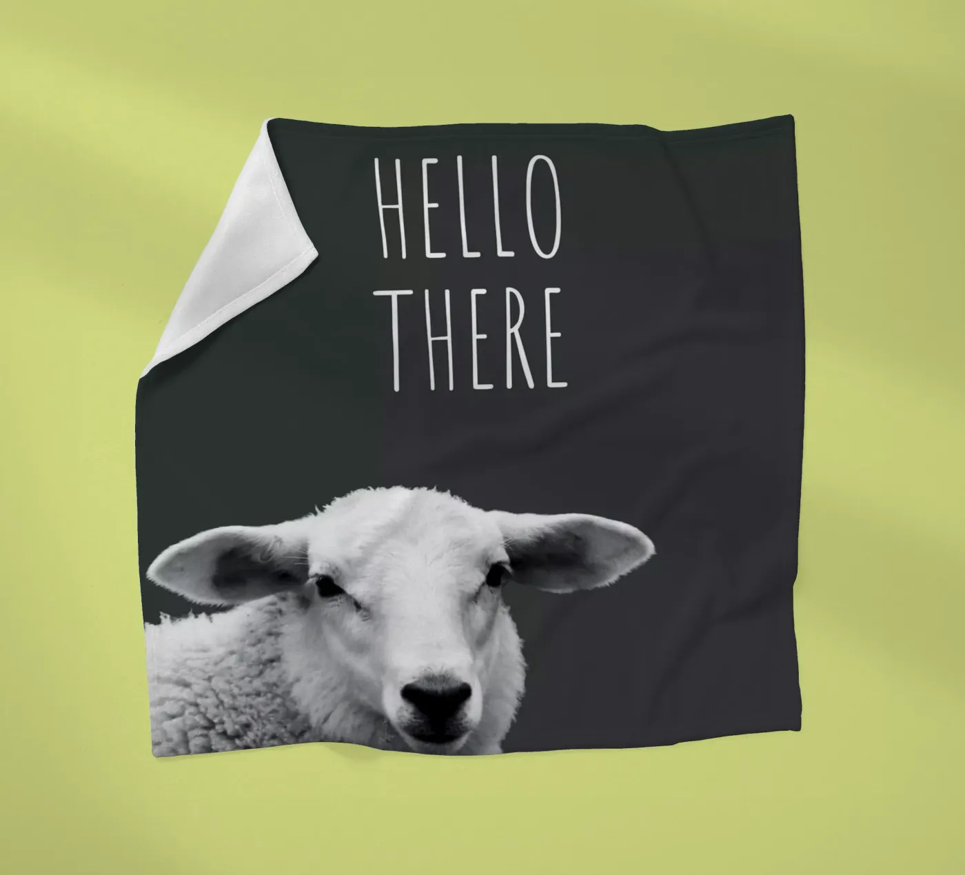 HELLO THERE Fleecedecke von Fjöllart