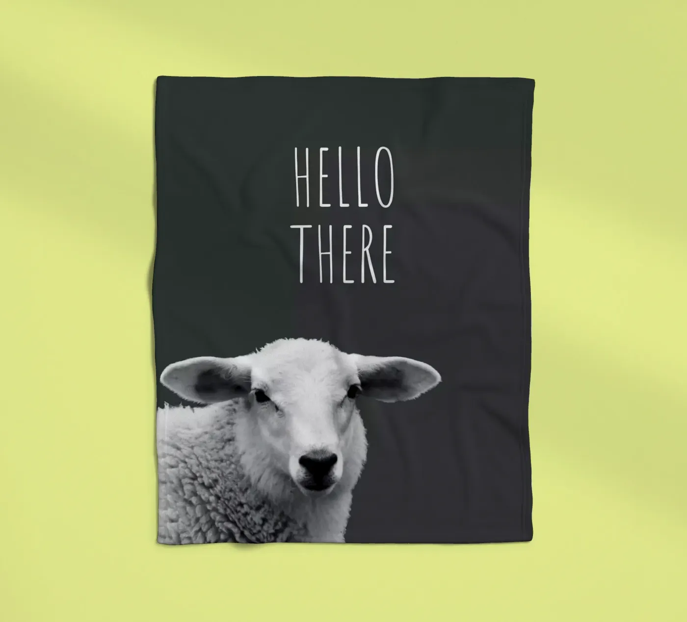 HELLO THERE Fleecedecke von Fjöllart