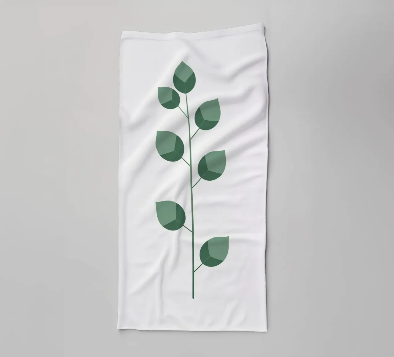 Minimalist Single Stem towel by Botanical Gallery