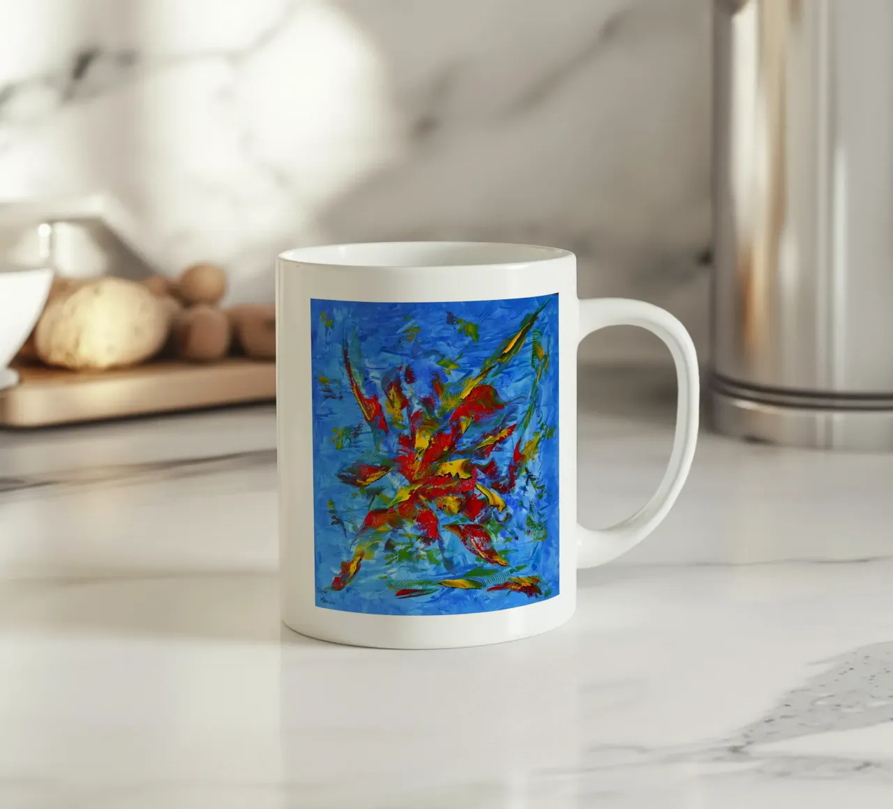 LA VITA È UN GIOCO. tazza in ceramica da Little treasures for your home