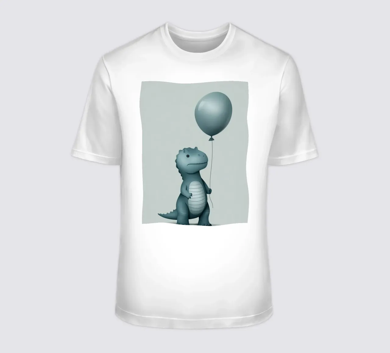 Dinosauro con in mano un palloncino t-shirt da DesignDoodle