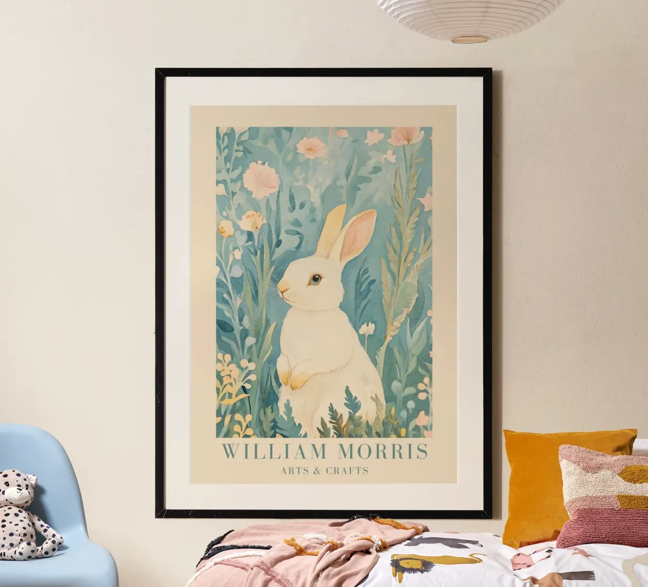 William Morris Hare poster da Botanical Art Studio